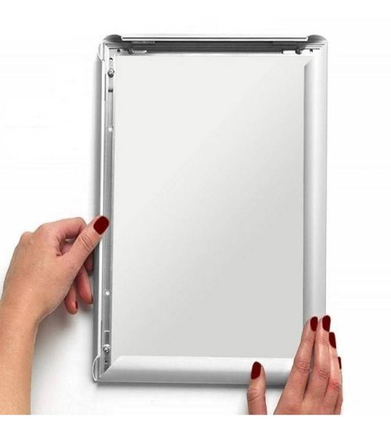 CADRE CLIC CLAC ALUMINIUM COULEUR ARGENT FORMAT A4